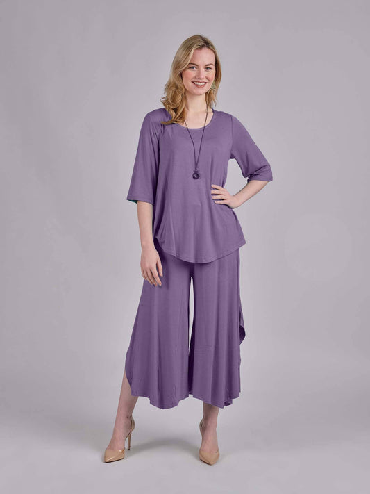 Windhorse Trading Inc - Wide-leg silhouette and Side-Slit.  NP61