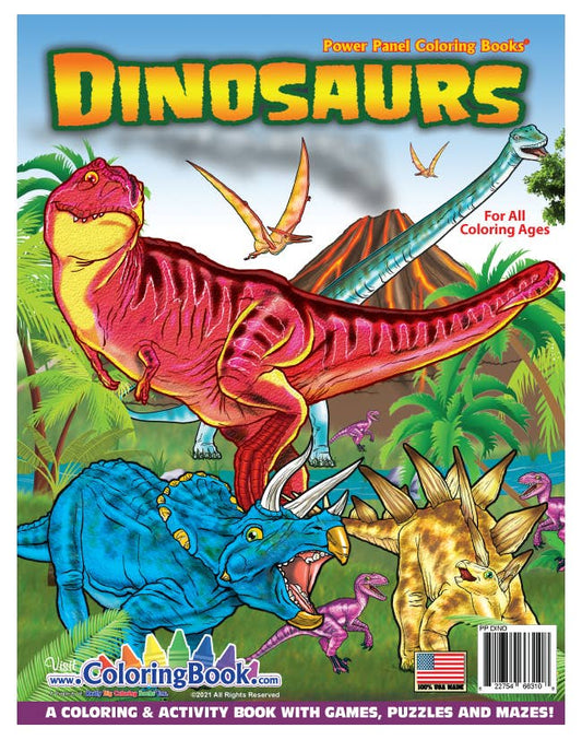 Really Big Coloring Books | ColoringBook.com - Dinosaurs Coloring Book 8.5"x11"