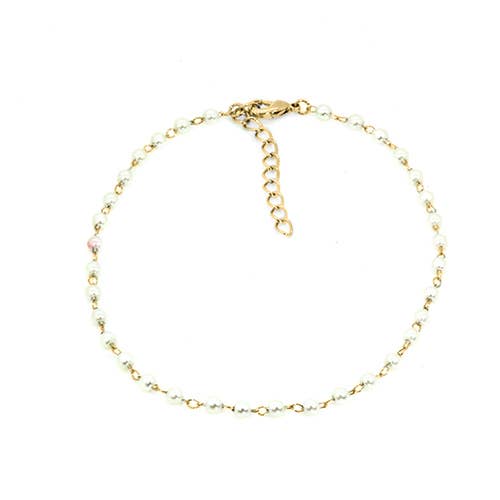 Maya J - Ankle Bracelets - 14K Gold-Plated - Full Display