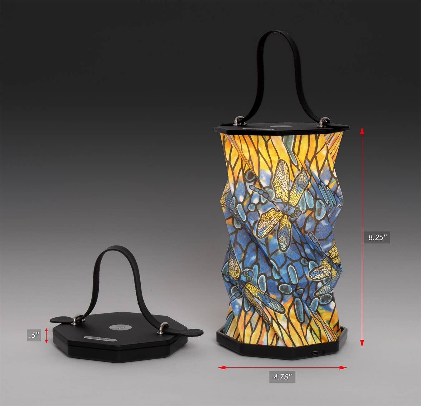 Modgy - Modgy Louis C. Tiffany Dragonfly Origami Lantern