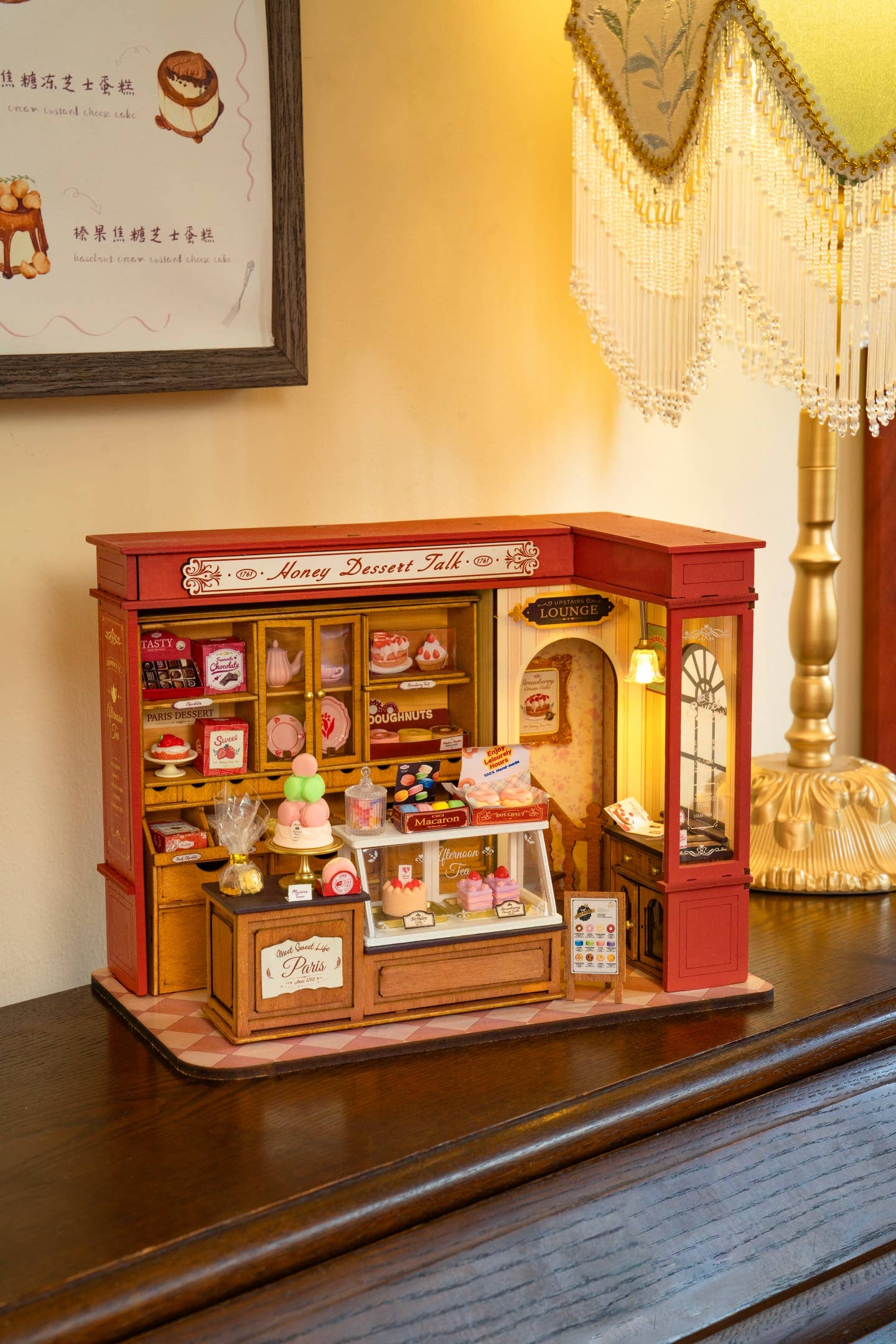 Hands Craft - DIY Miniature House Kit: Honey Dessert Talk