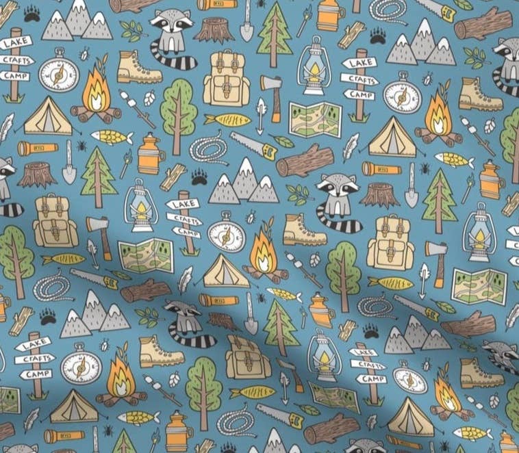 Vermont Tribe - Vermont Baby Bodysuit - Camp