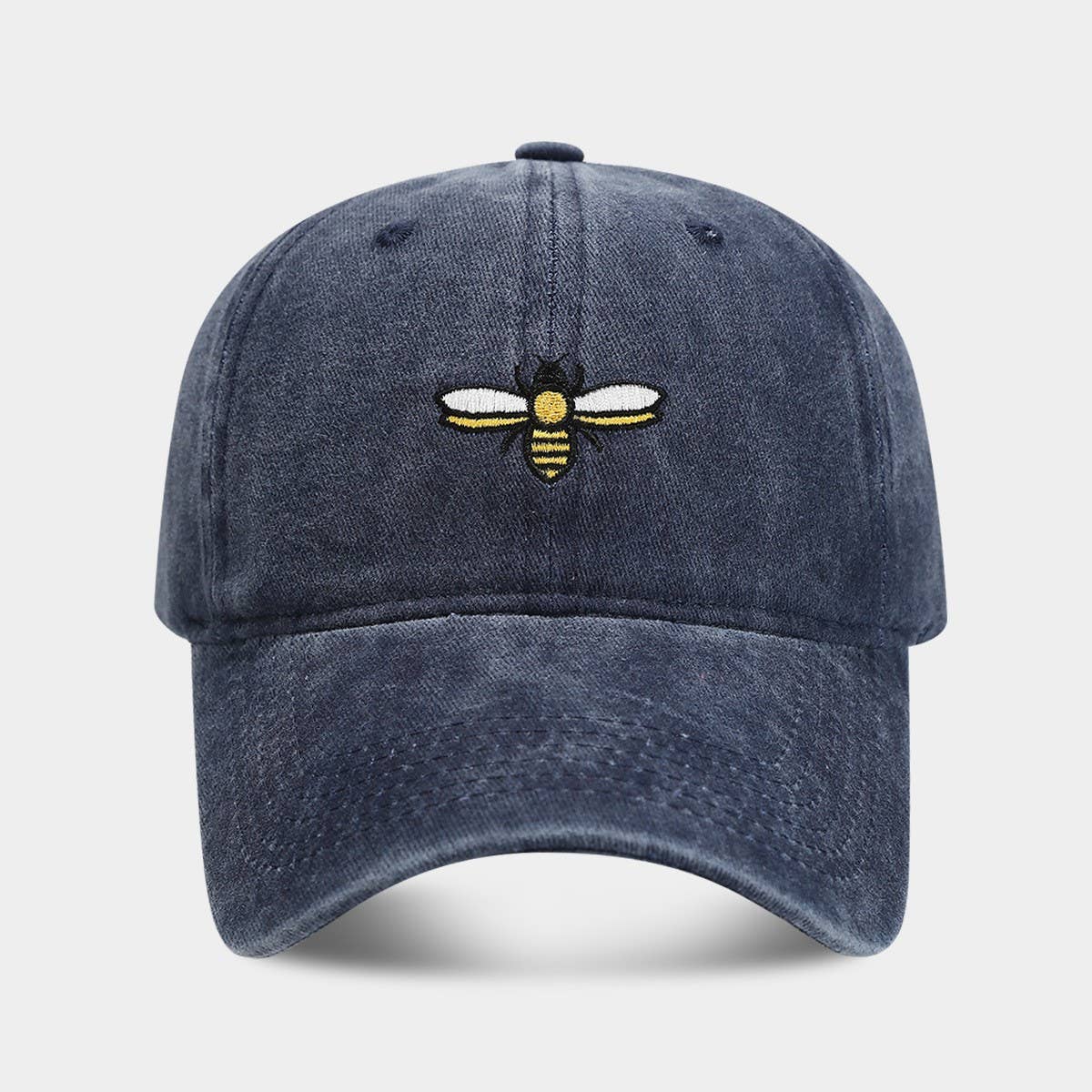 Lovenne - BEE EMBROIDERY BASEBALL CAP OUTDOOR SUN HAT CWAH2020