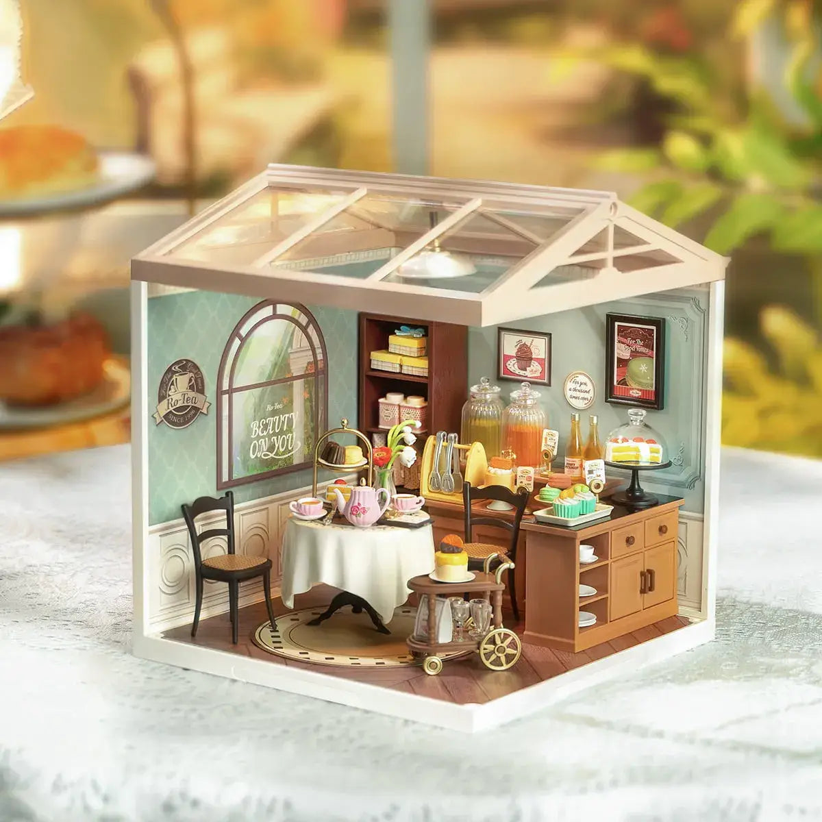 Hands Craft - DIY Miniature House Kit: Sweet Sips Tea