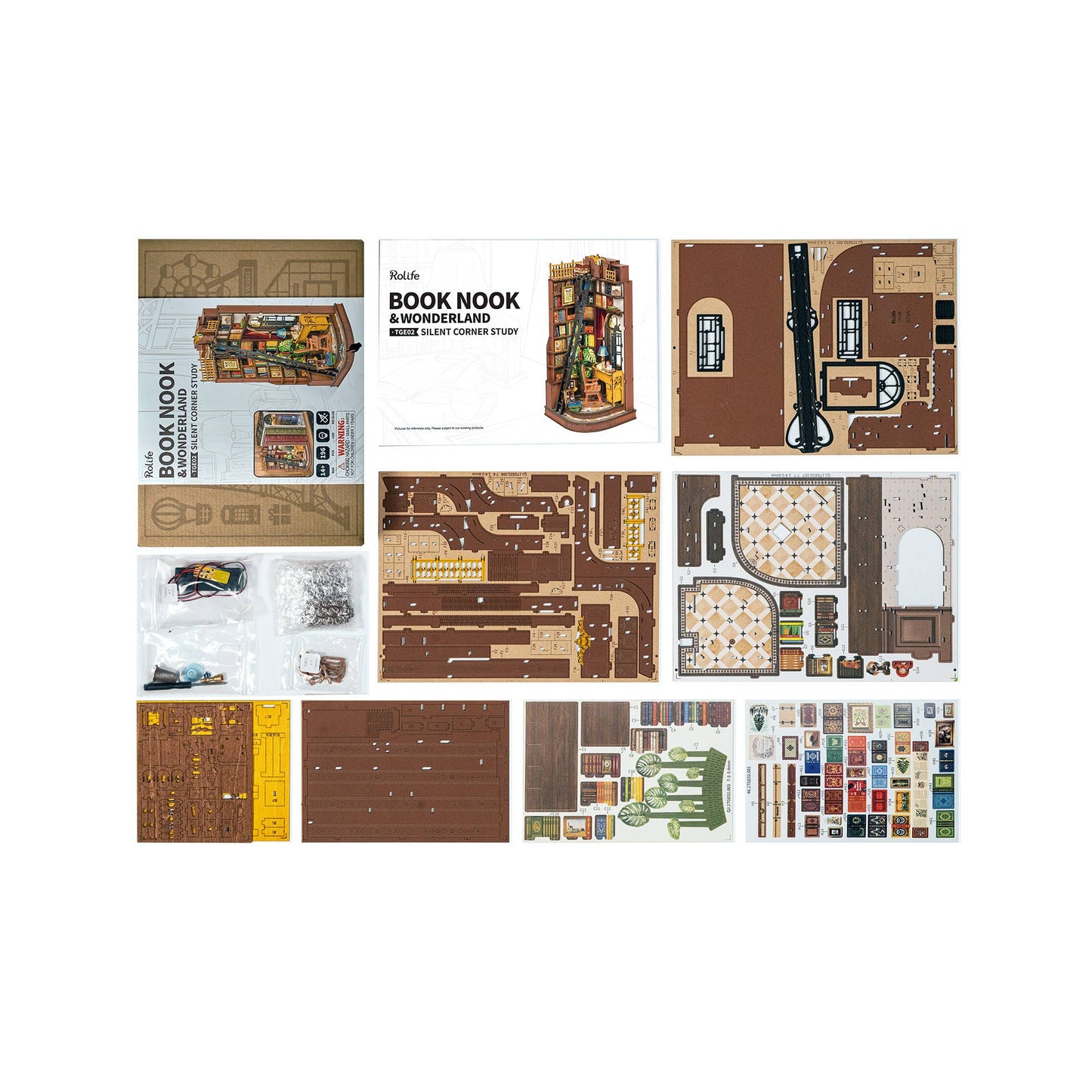 Hands Craft - DIY Book Nook Kit: Silent Corner Study