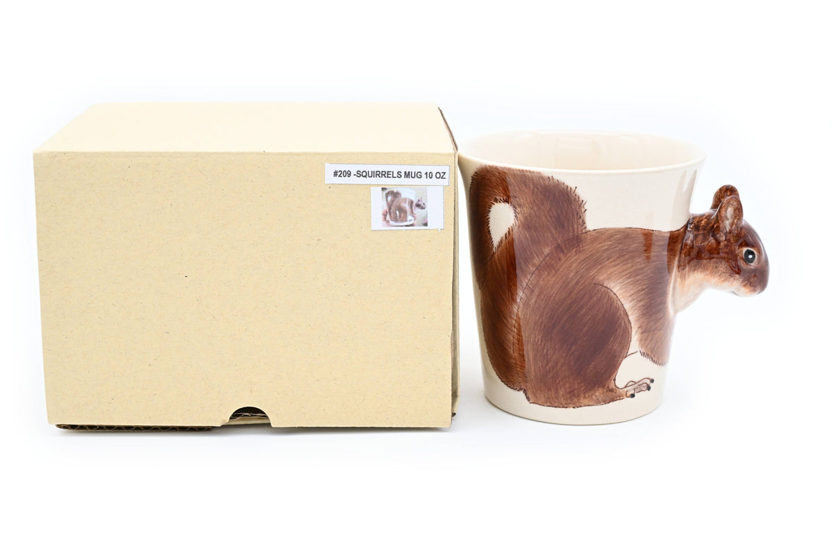 Art Floral Trading LLC - MUG209 Squirrels mug 10 oz