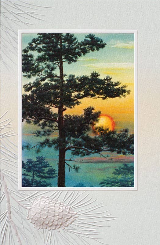 Pumpernickel Press - Sunset Through Pines - Deluxe