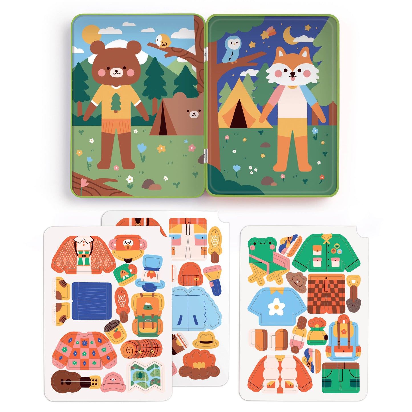 Chronicle Books - Happy Camper Magnetic Play Set