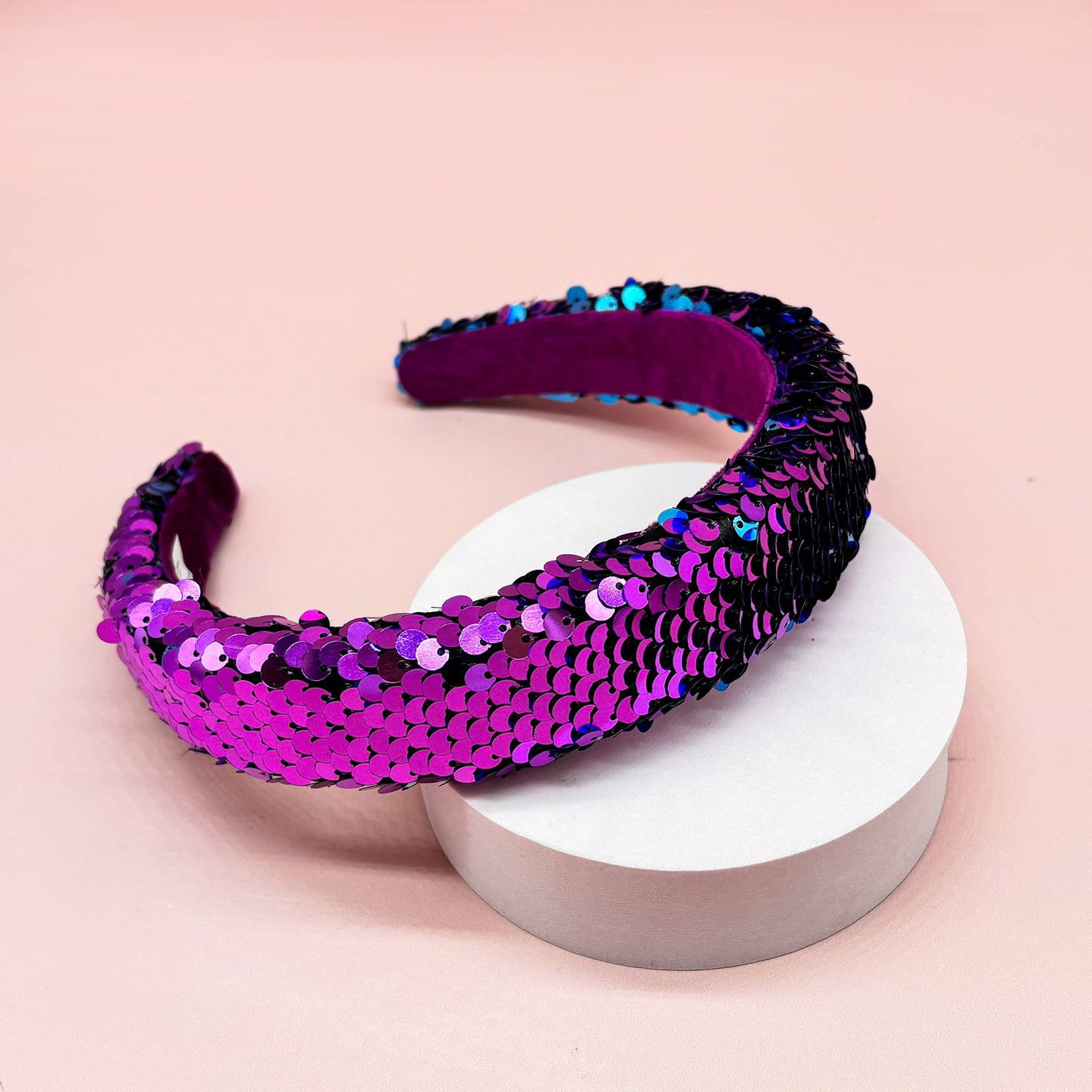 Frog Sac - Reversible Sequin Headband - Kids Padded Hair Band