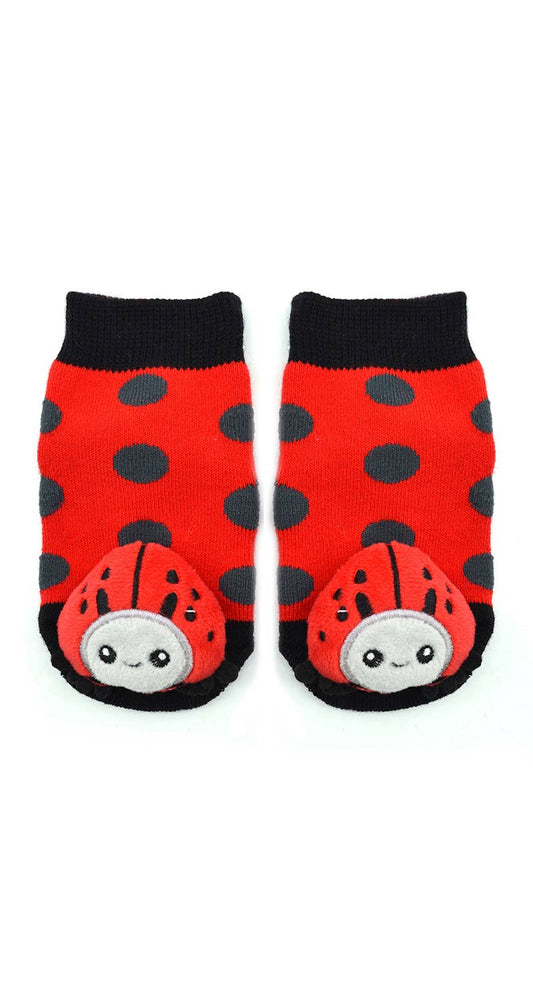 Ladybug Boogie Toes Rattle Socks