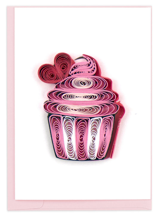 Quilling Card - Cupcake Gift Enclosure Mini Card