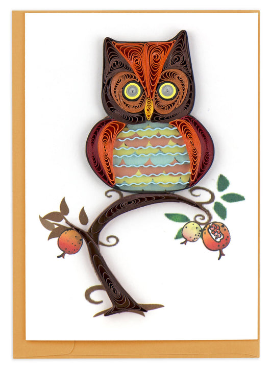 Quilling Card - Owl Gift Enclosure Mini Card