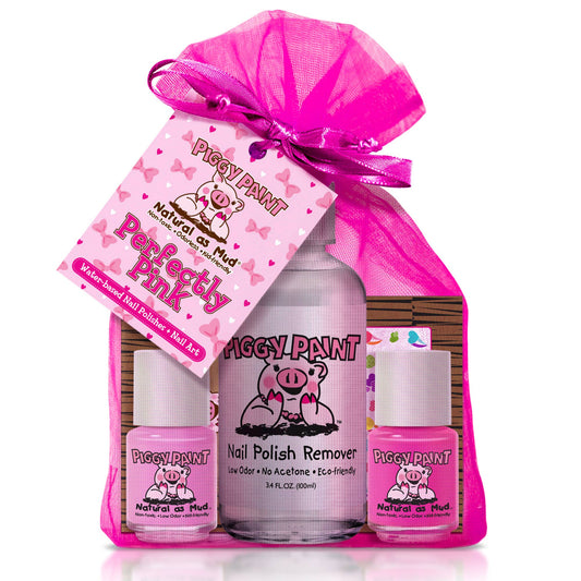 Piggy Paint - 0.25 oz. Perfectly Pink Polish Set