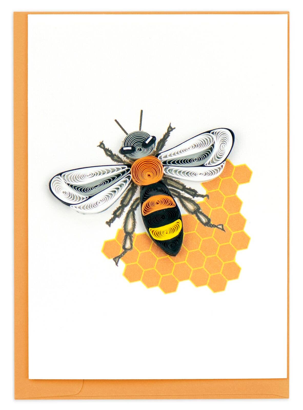 Quilling Card - Honey Bee Gift Enclosure Mini Card