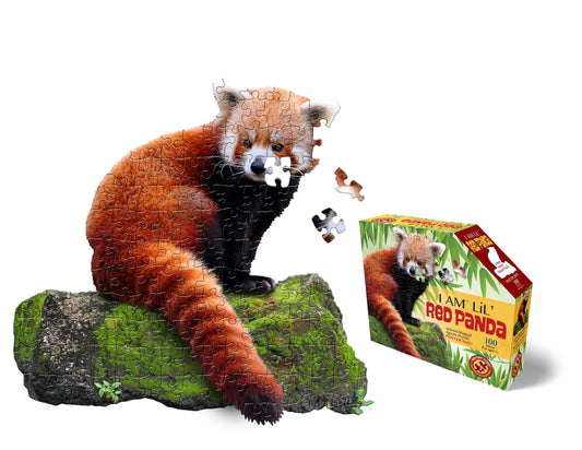 Madd Capp Games & Puzzles - I AM Lil RED PANDA 100 piece jigsaw puzzle - gift