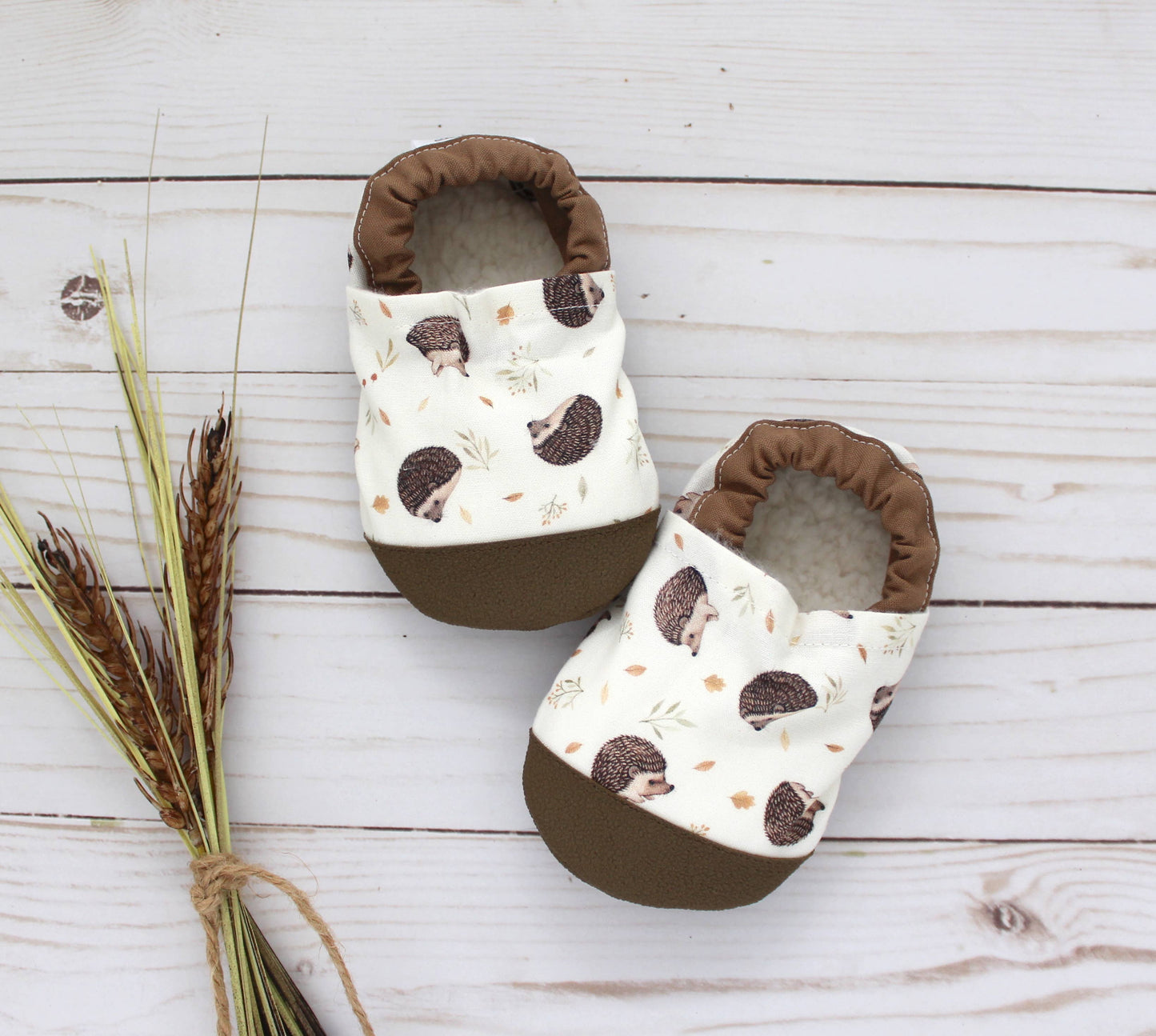 Scooter Booties - Hedgehogs Baby Shoes