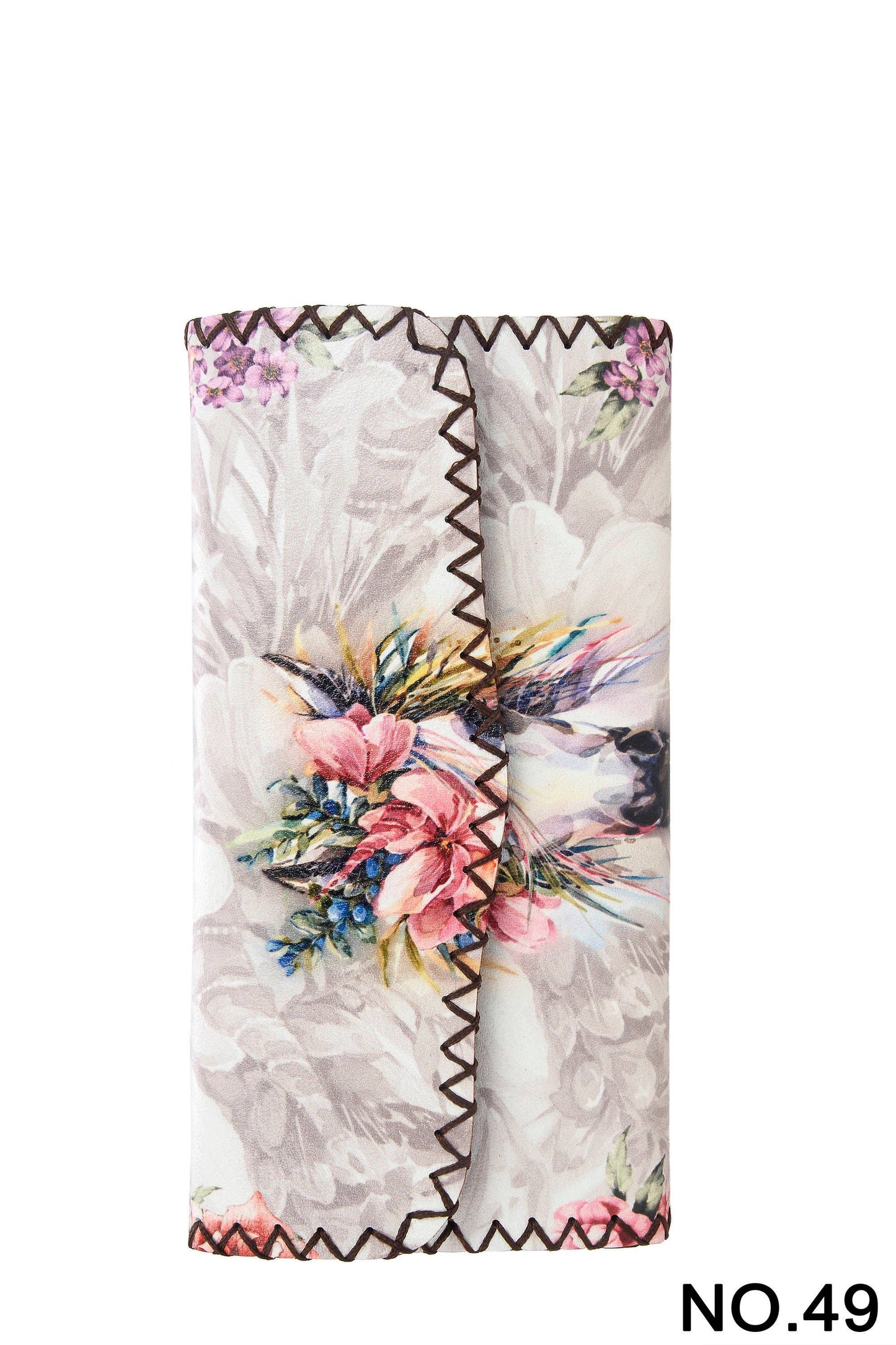 Ole - Floral Horse Printed Wallet HB0582 - NO.49