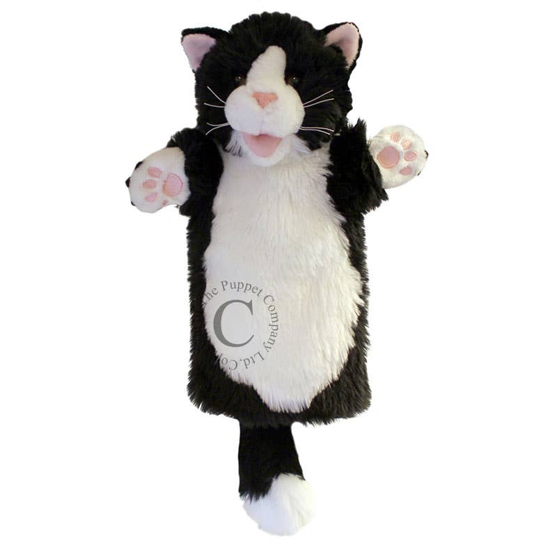 The Puppet Company (US) - Long-Sleeved Glove Puppets: Cat (Black & White)