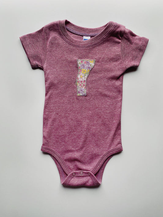 Vermont Tribe - Vermont Baby Bodysuit - Purple