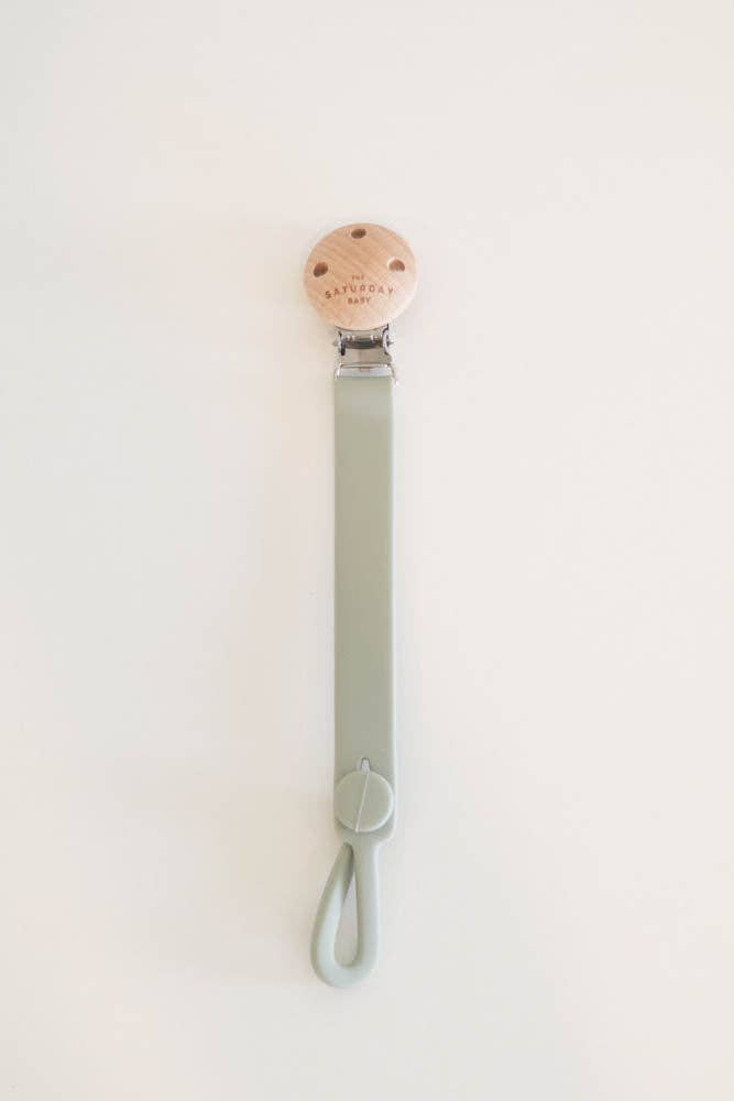 The Saturday Baby - Teether Pacifier Clip