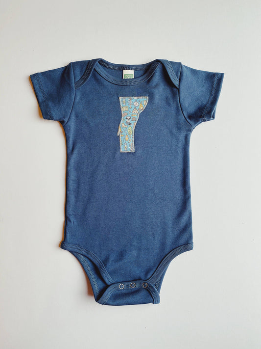 Vermont Tribe - Vermont Baby Bodysuit - Camp